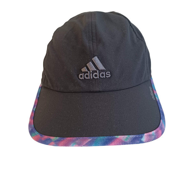 Adidas Climacool Black Multi Stretch Adjustable Womens Baseball Cap Hat One Size - Picture 2 of 8
